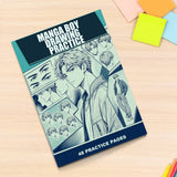 Handsome Boy Character Features and Figure Drawing Practice Workbook physical printed book product image 4, ISBN 9798904668112