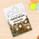 Clocks and Watches Line Art Coloring Book physical printed book product image 6, ISBN 9798904669355