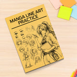 Manga Line Art Practice Workbook physical printed book product image 4, ISBN 9798904668082