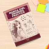 Beautiful Girl Character Features and Figure Drawing Practice Workbook physical printed book product image 4, ISBN 9798904668105