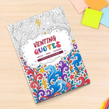 Expressive Phrase Theme Line Art Coloring Book physical printed book product image 6, ISBN 9798904669300