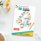 Optical Illusions and 3D Shapes Coloring Book physical printed book product image 7, ISBN 9798904669270