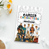 Career Characters Line Art Coloring Book physical printed book product image 7, ISBN 9798904669287