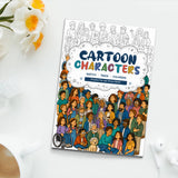 Cartoon Characters Line Art Coloring Book physical printed book product image 7, ISBN 9798904669324