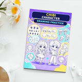 Chibi Character Sketching and Drawing Practice Workbook physical printed book product image 5, ISBN 9798904668099