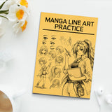Manga Line Art Practice Workbook physical printed book product image 5, ISBN 9798904668082