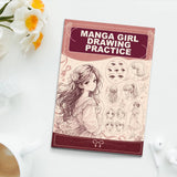 Beautiful Girl Character Features and Figure Drawing Practice Workbook physical printed book product image 5, ISBN 9798904668105