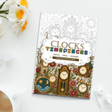 Clocks and Watches Line Art Coloring Book physical printed book product image 7, ISBN 9798904669355
