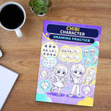 Chibi Character Sketching and Drawing Practice Workbook physical printed book product image 6, ISBN 9798904668099