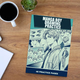 Handsome Boy Character Features and Figure Drawing Practice Workbook physical printed book product image 6, ISBN 9798904668112