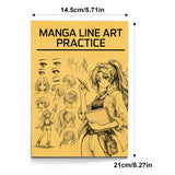 Manga Line Art Practice Workbook physical printed book product image 1, ISBN 9798904668082