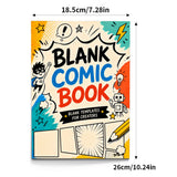 Blank Manga Doodle Comic Book, Volume 19 physical printed book product image 1, ISBN 9798904668655