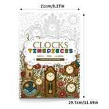 Clocks and Watches Line Art Coloring Book physical printed book product image 1, ISBN 9798904669355