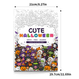 Chibi Halloween Line Art Coloring Book physical printed book product image 1, ISBN 9798904669393
