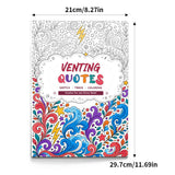 Expressive Phrase Theme Line Art Coloring Book physical printed book product image 1, ISBN 9798904669300