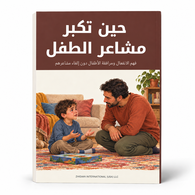حين تكبر مشاعر الطفل — صورة تعريفية بالكتاب 1