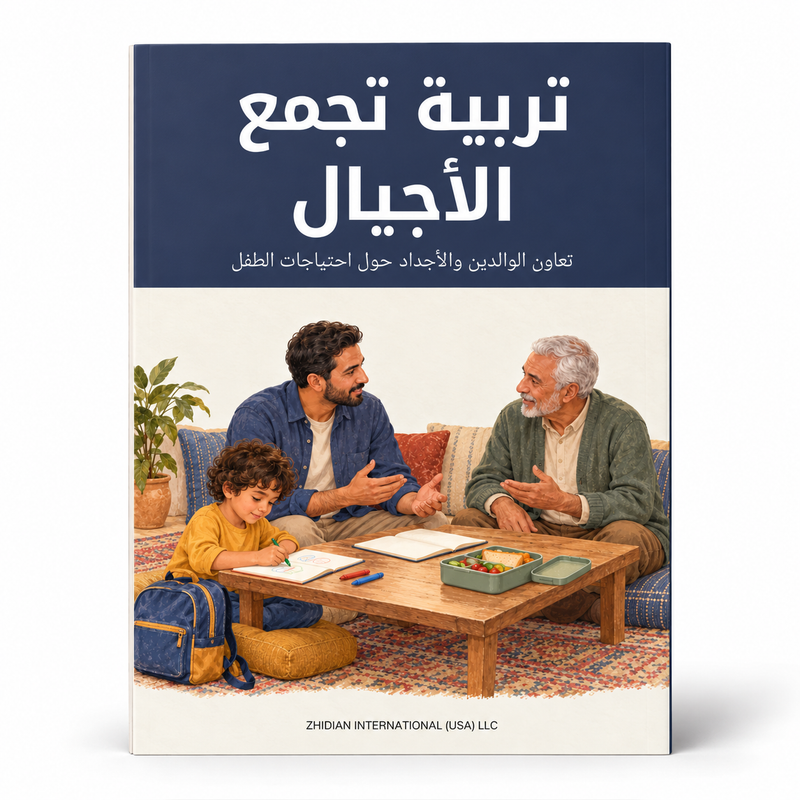 تربية تجمع الأجيال — صورة تعريفية بالكتاب 1