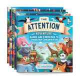 Attention  Adventures: A 5-Book Set to Boost Kids' Attention and Supercharge Concentration Skills