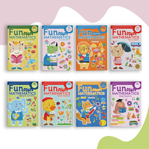 8-Book Fun Math Series: Foster Logical Thinking and Love for Math While Uncovering the Secrets of Numbers