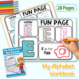 Alphabet Coloring Book: Build Focus Through Coloring!