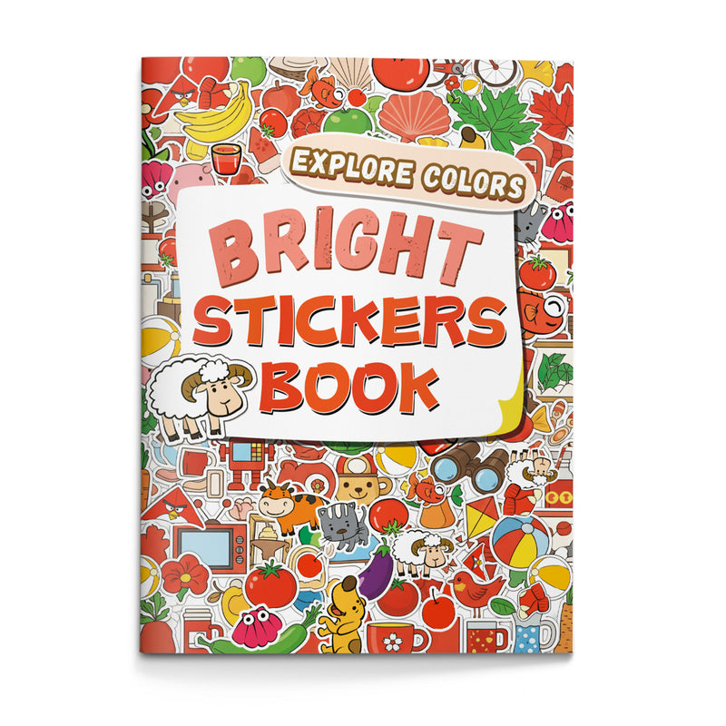 Explore Colors BRIGHT, Sticker Activity Book, English, 10 Pages physical printed book product image 1, ISBN 9798900661810