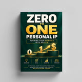Zero to One Personal IP - front cover design