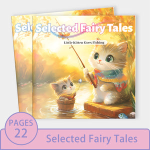 Selected Fairy Tales Little Kitten Goes Fishing Picture Book cover