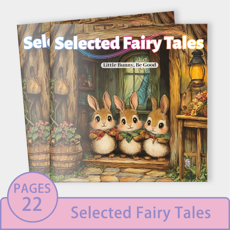 Selected Fairy Tales Little Bunny Be Good Picture Book cover