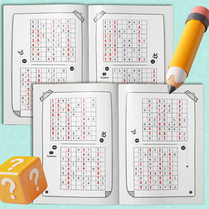 Sudoku Fun for Kids -12: 4-Level Logic Puzzle Book Set to Boost Focus and Thinking Skills