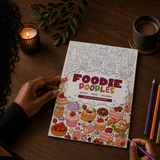 Mushrooms, Desserts and Food Line Art Coloring Book physical printed book product image 3, ISBN 9798904669362