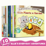 Little Ellie Themed Storybook Set, 10-Book Children’s Picture Book Collection About Good Habits, Feelings, Kindness, and Everyday Learning