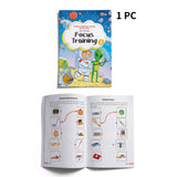Interactive Recognition Series: Help Kids Improve Concentration with Coloring and Exercise Books Series Set style5