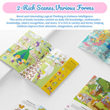 Scenes and Objects Coloring workbooks for Toddlers: Training Cognitive and Fine Motor Skills Series Set style3