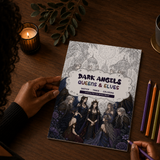 Dark Angel, Queen and Elf Line Art Coloring Book physical printed book product image 3, ISBN 9798904669263