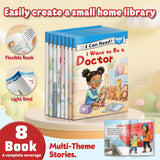 Printed learn-to-read career book set for jobs, future dreams, and beginner vocabulary