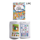 Interactive Recognition Series: Help Kids Improve Concentration with Coloring and Exercise Books Series Set style5