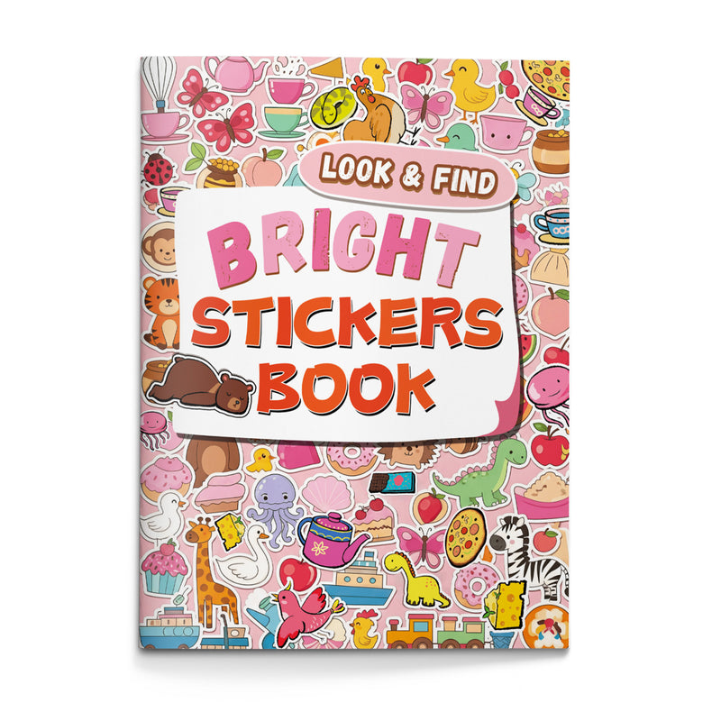 Look & Find BRIGHT, Sticker Activity Book, English, 10 Pages physical printed book product image 1, ISBN 9798900661780