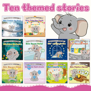 Little Ellie Themed Storybook Set, 10-Book Children’s Picture Book Collection About Good Habits, Feelings, Kindness, and Everyday Learning