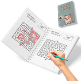 A set of Fun Maze Book Designed for Kids Aged 3-12+, Sparking Early Thinking and Problem-Solving Skills