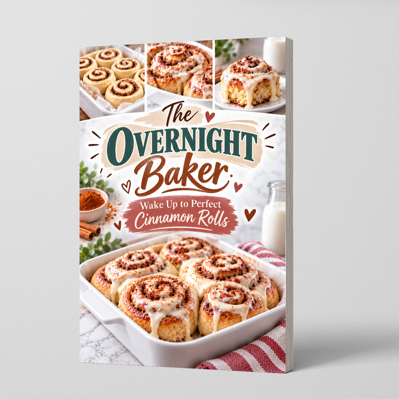 The Overnight Baker: Cinnamon Rolls and Make-Ahead Baking - front cover
