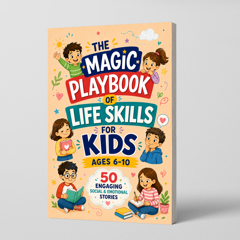 The Magic Playbook of Life Skills for Kids Ages 6-10 | 50 Engaging Social & Emotional Stories physical printed book product image 1, ISBN 9798904665937