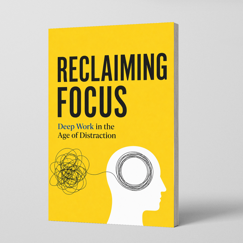 Reclaiming Focus: Deep Work in the Age of Distraction physical printed book product image 1, ISBN 9798904666187