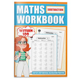 Subtraction Within 100 Math Workbook cover
