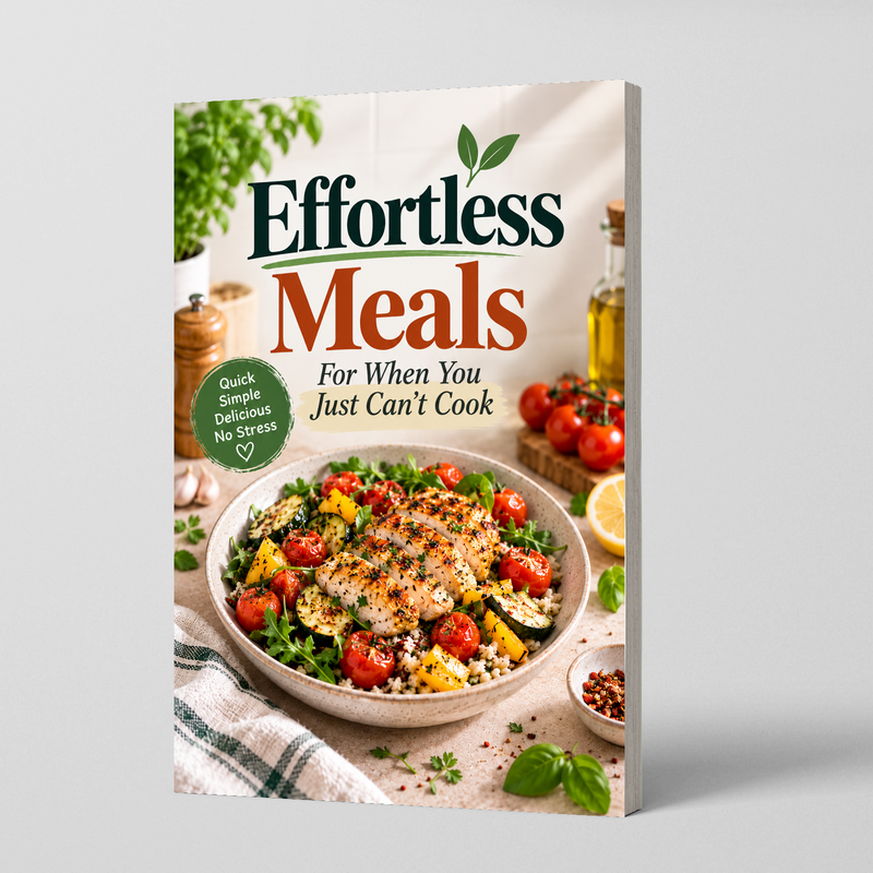 Effortless Meals: For When You Just Can't Cook - front cover