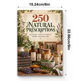 250 Natural Prescriptions - cover and dimensions