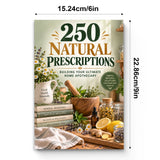 250 Natural Prescriptions - cover and dimensions