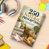 250 Natural Prescriptions - paperback with stationery