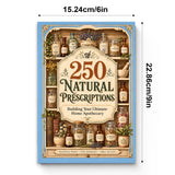 250 Natural Prescriptions - cover and dimensions