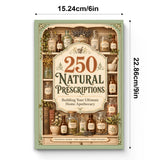 250 Natural Prescriptions - cover and dimensions