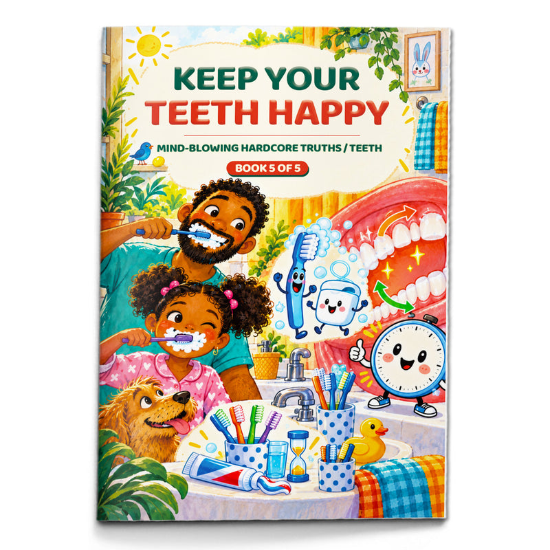 Keep Your Teeth Happy, Book 5 of 5 - front cover